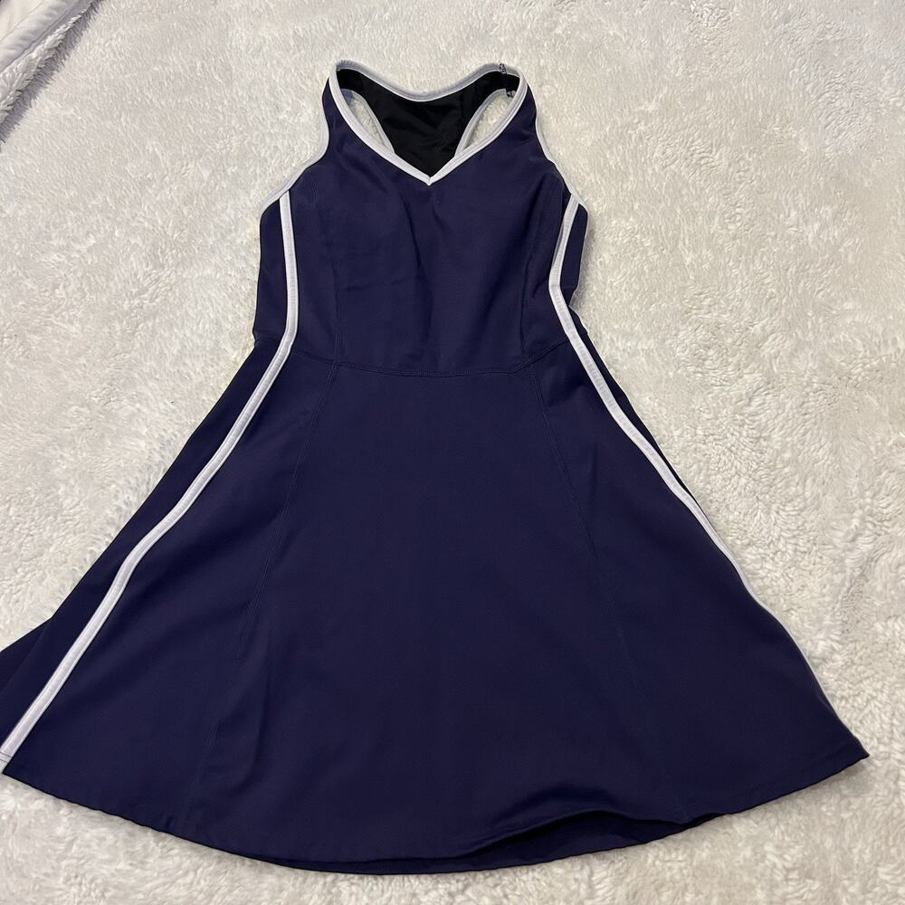 Women’s Tennis Dress Navy Sz XS Preppy Country Club Athleisure Luxe Summer